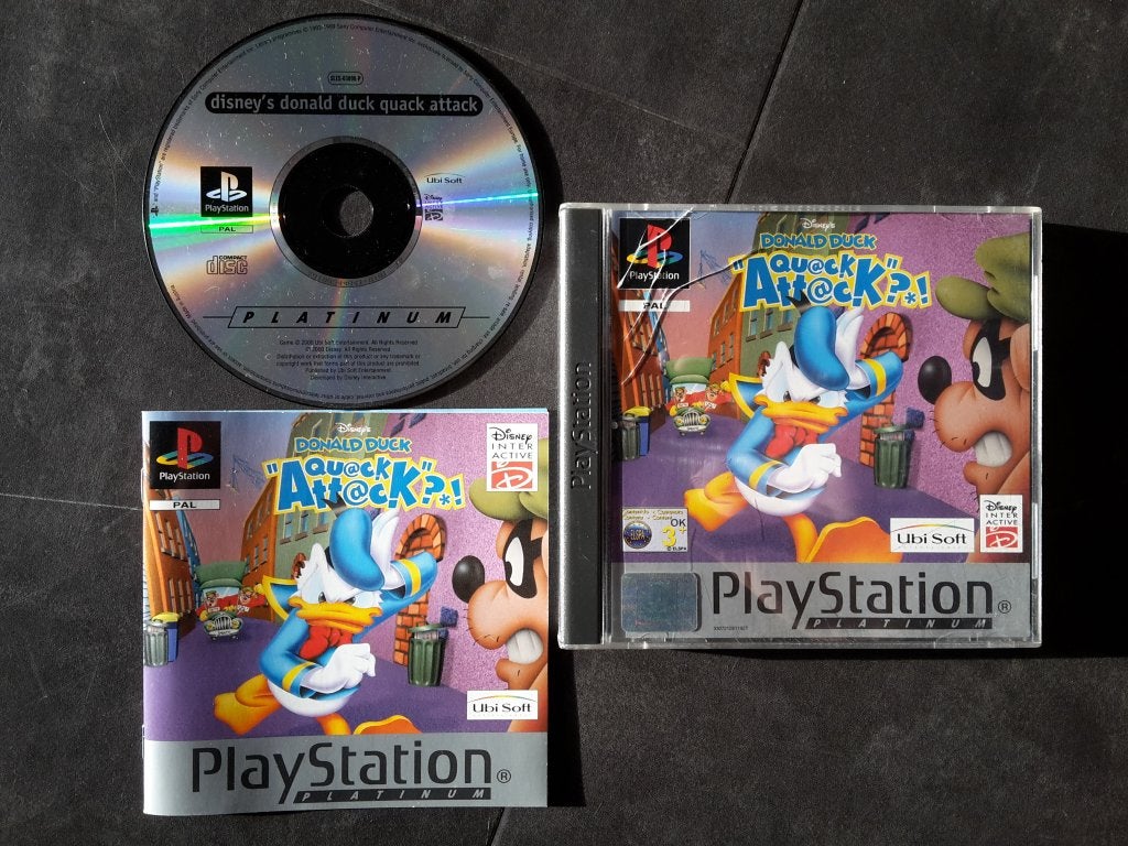 PS1 - Disney's Donald Duck Quack Attack - PlayStation 1, Avontuur en Actie, 1 speler, Ophalen of Verzenden, Zo goed als nieuw