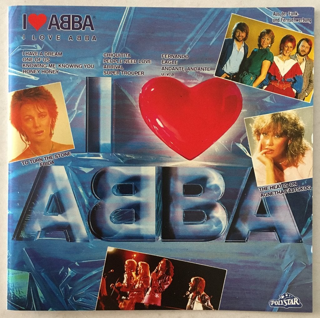 ABBA - I Love ABBA CD (Polystar), Inclusief boekje, Pop, Ophalen of Verzenden, Zo goed als nieuw