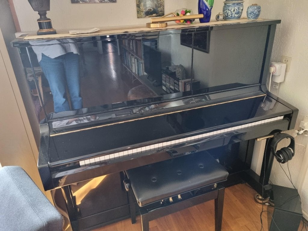 Piano Perzina GP129BB, Muziek en Instrumenten, Ophalen, Gebruikt, Zwart, Piano