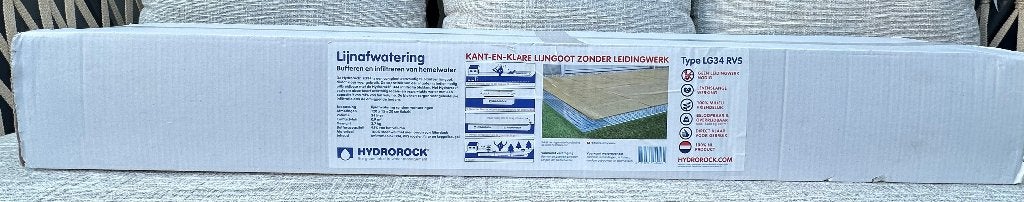 HydroRock Infiltratie Lijngoot RVS - Nieuw in verpakking, Ophalen, Nieuw