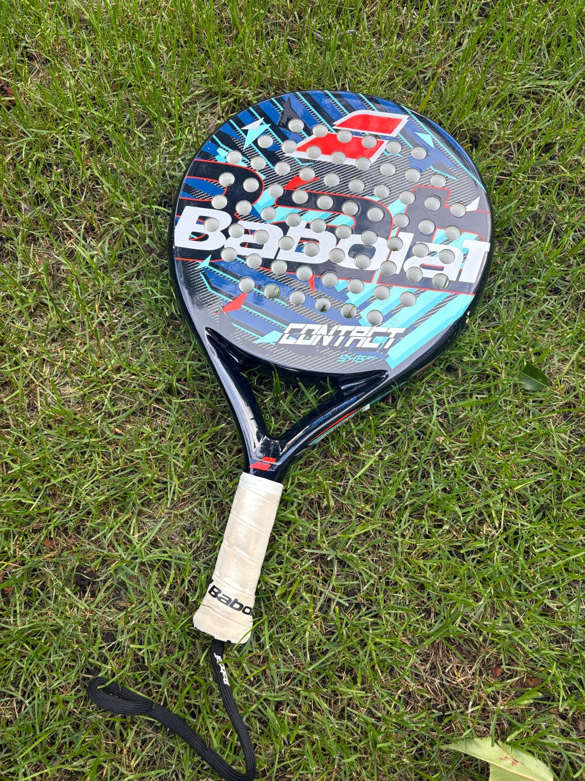 Babolat Contact 345GR Padelracket, Ophalen of Verzenden, Gebruikt, Padelracket