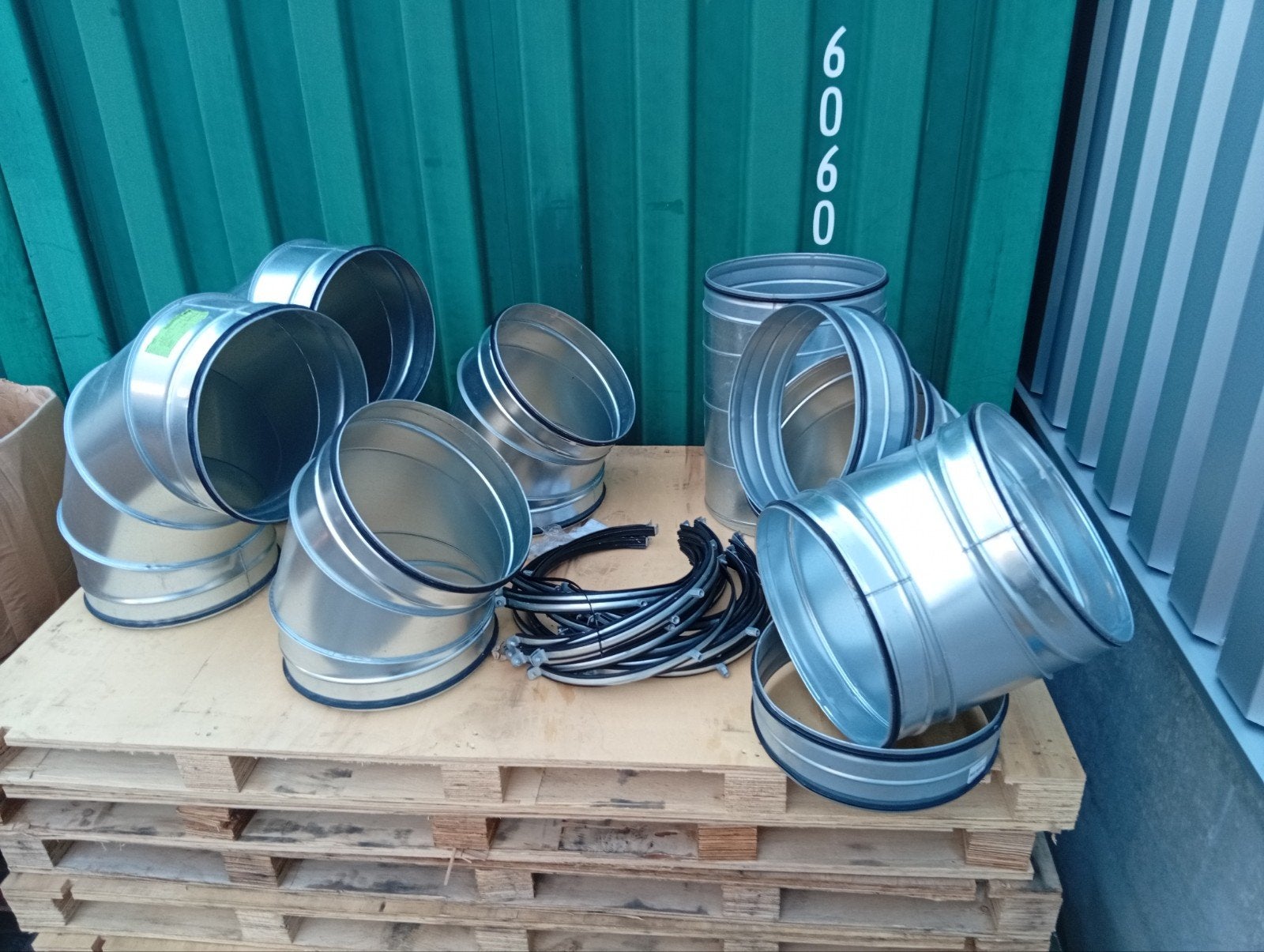 Spirobuizen en bochten 36cm, Ophalen, Gebruikt, Ventilator en Afzuiger