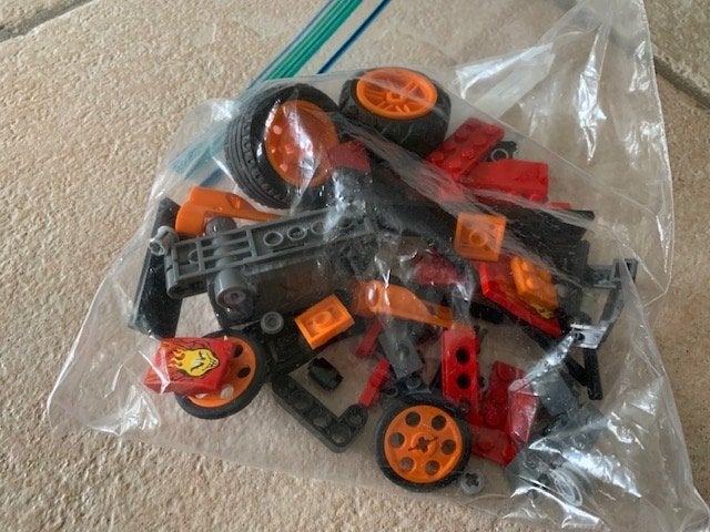 Lego racers 8667 action wheelie zonder boekje, Ophalen of Verzenden, Gebruikt