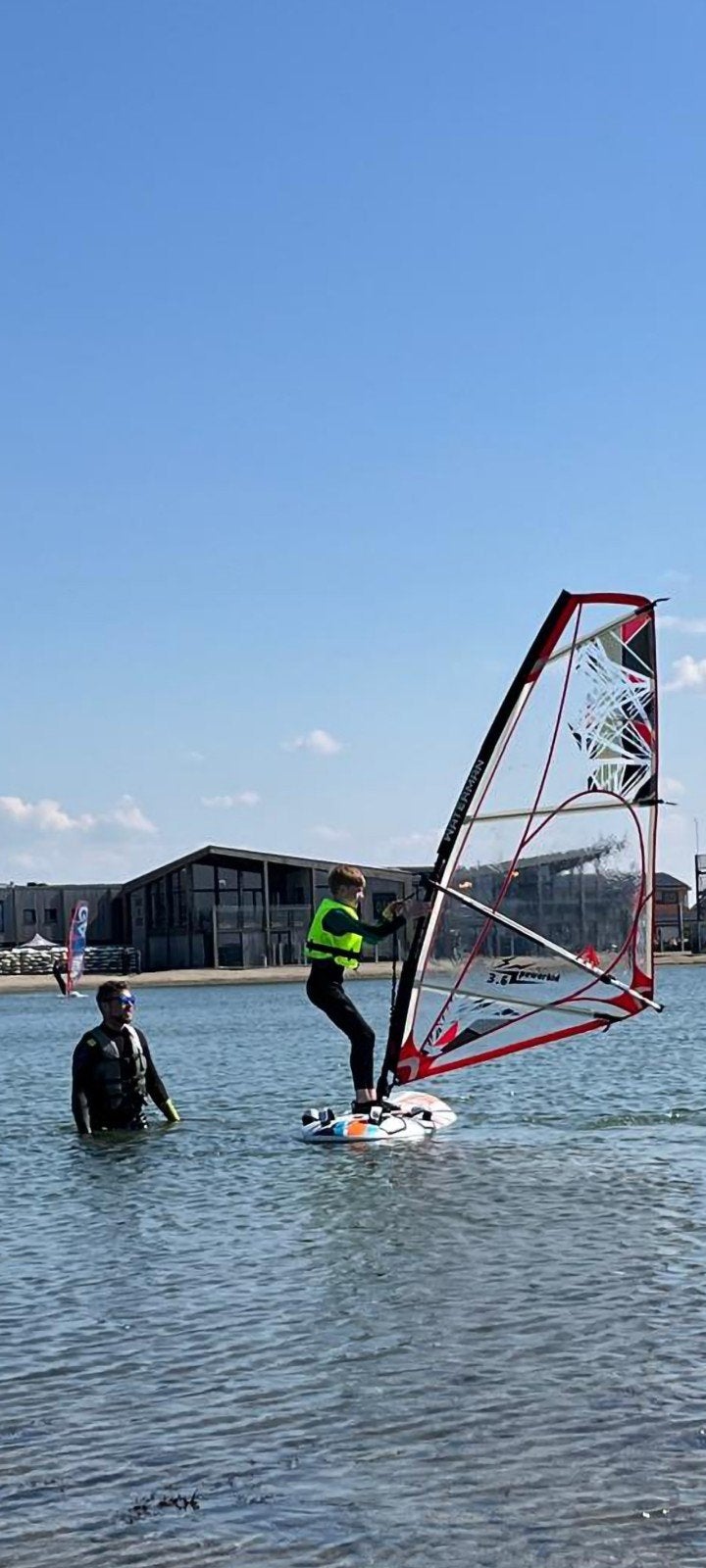 Mistral Malibu 110L kinder Windsurfset met Powerkid 3.6 zeil, Ophalen, Mistral, Gebruikt, Minder dan 250 cm
