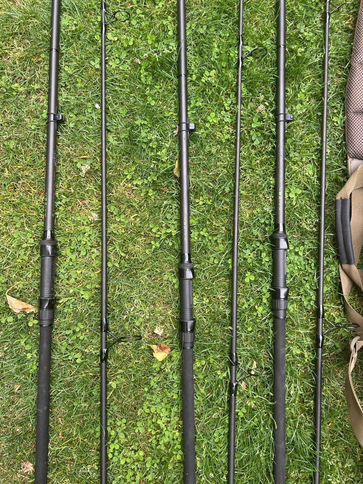 Kaizen 12 ft 3lb karperhengels 3x met korda 12 ft foudraal, Watersport en Boten, Hengelsport | Karpervissen, Ophalen of Verzenden
