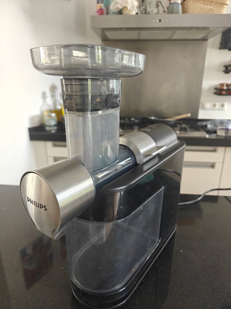 Philips slow juicer Avance, Witgoed en Apparatuur, Juicers, Ophalen of Verzenden, Gebruikt, Elektrisch, Sapcentrifuge
