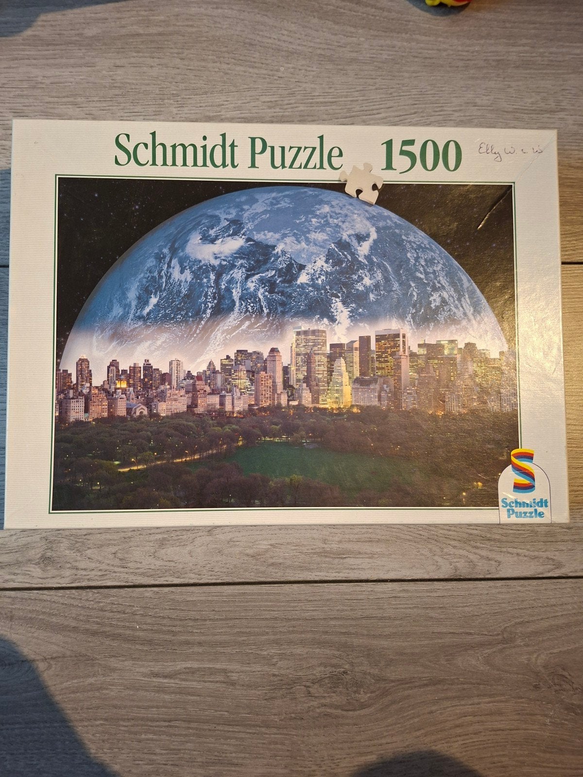 Schmidt Puzzle 1500 stukjes - New York City skyline, Ophalen of Verzenden, 500 t/m 1500 stukjes, Gebruikt, Legpuzzel