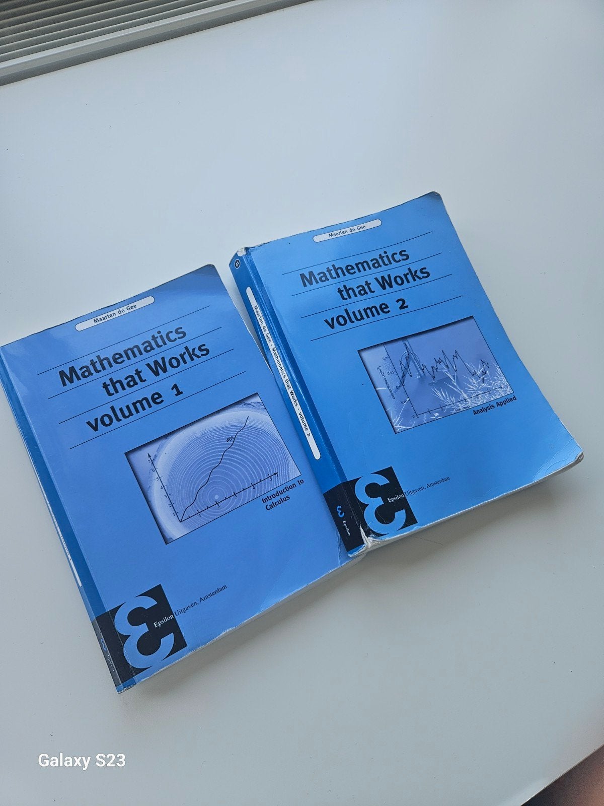 Mathematics that Works - Volumes 1 & 2 (Maarten de Gee), Zo goed als nieuw, HBO, Ophalen of Verzenden, Maarten de Gee
