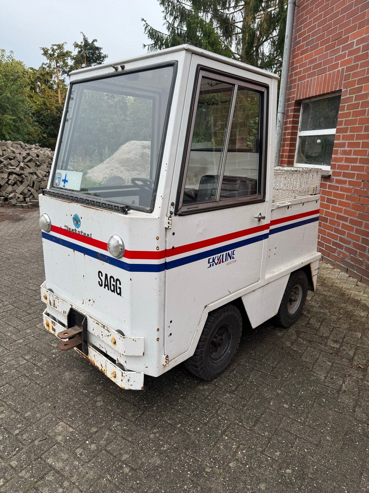 Spijkstaal elektrische trekker 48V, Ophalen, Gebruikt