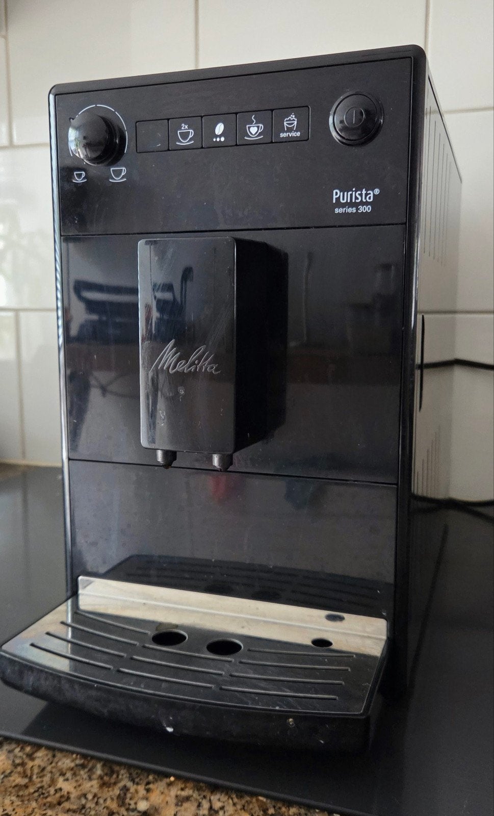 Melitta Purista Series 300 - Onderhoud nodig, Ophalen of Verzenden, Gebruikt, Espresso apparaat, Koffiebonen