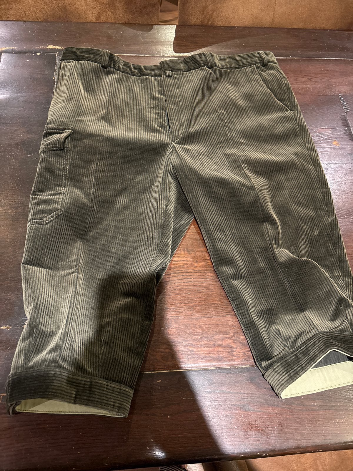 Jagers Hubertus Corduroy Korte Broek - Maat 29 knikkerbokker, Ophalen, Gedragen, Overige maten, Groen