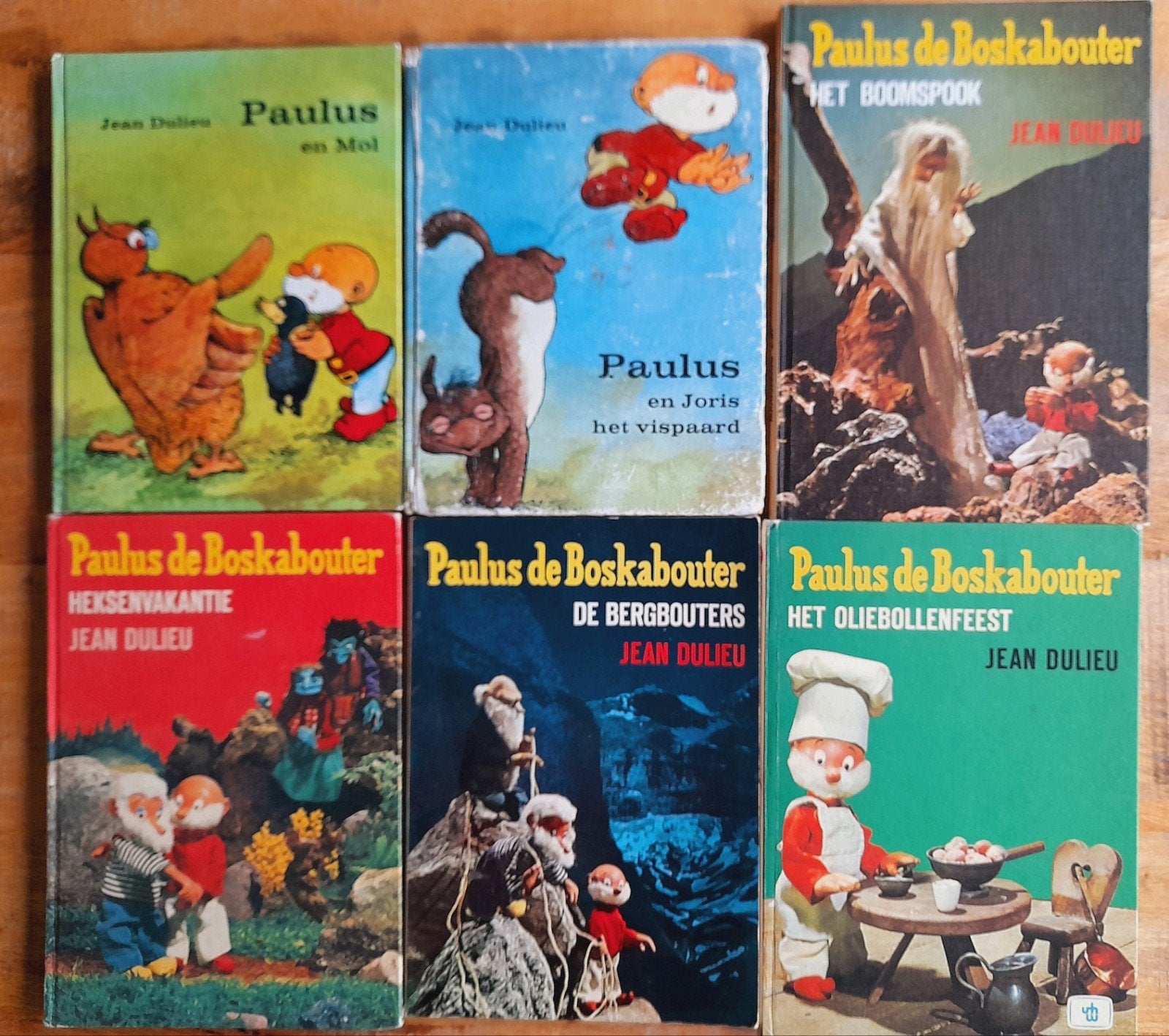 Paulus de Boskabouter Boeken - Set van 6, Ophalen of Verzenden, Gelezen, Jean Dulieu, Fictie algemeen