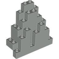 Lego berg/rots onderdeel 1x licht oud grijs, Ophalen of Verzenden, Gebruikt, Losse stenen, Lego