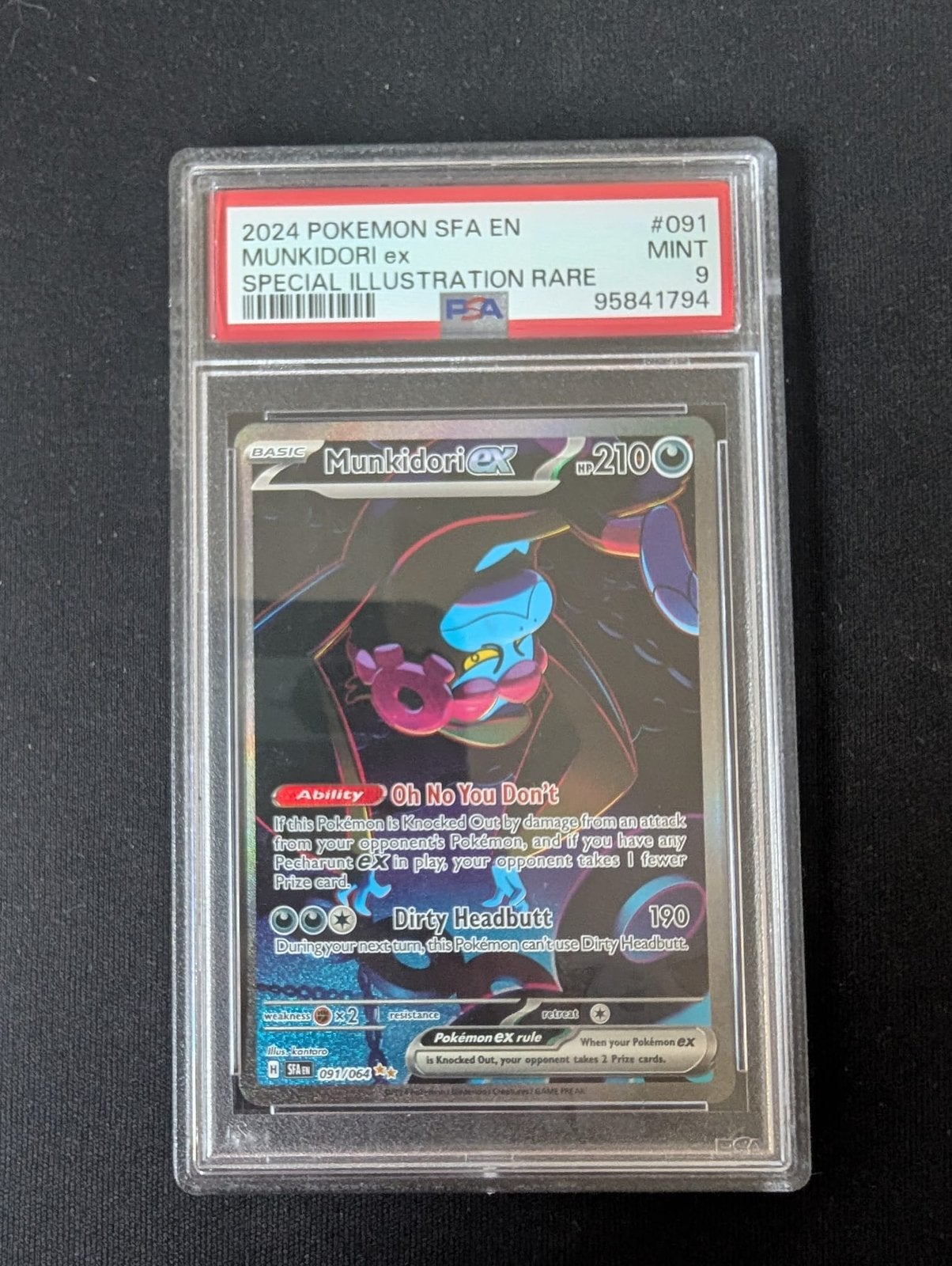 Munkidori ex 91 Shrouded Fable PSA 9, Ophalen of Verzenden, Zo goed als nieuw