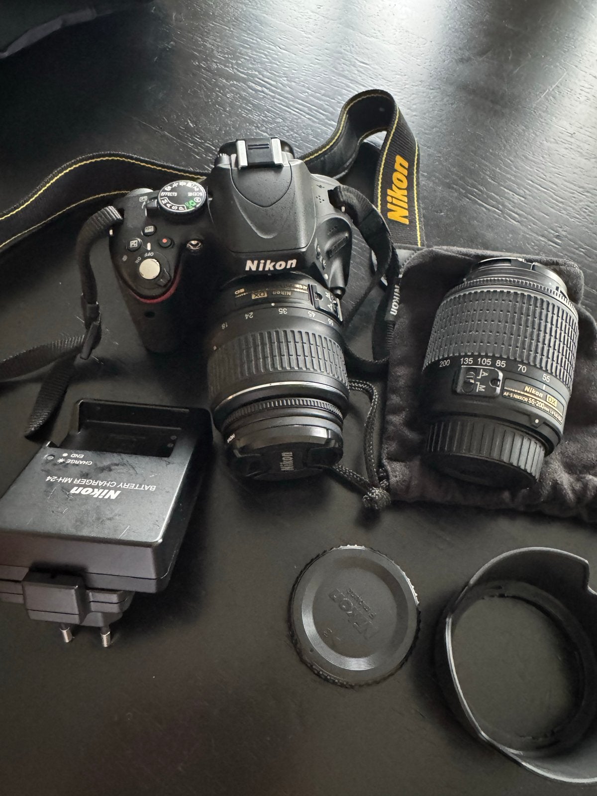 Nikon D5100 complete set met 2 lenzen en accessoires, Gebruikt, Spiegelreflex, Beeldstabilisatie, Ophalen of Verzenden