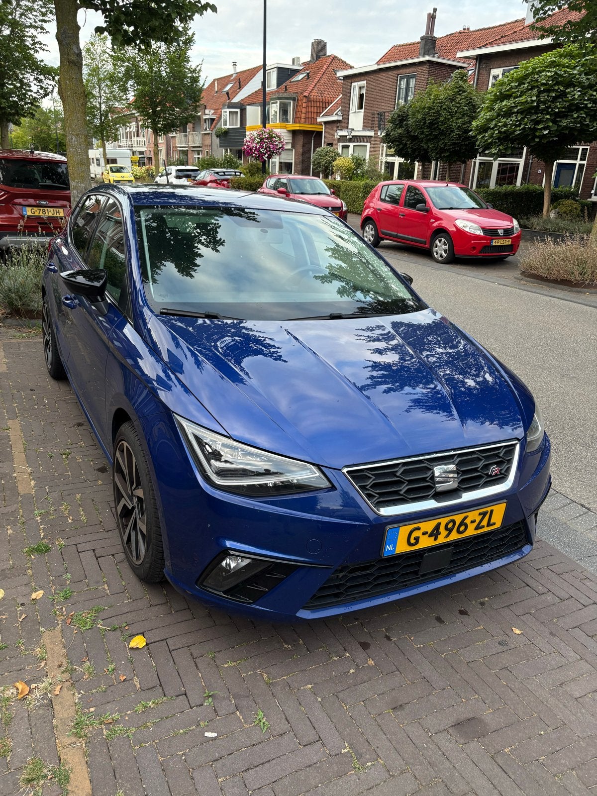 SEAT Ibiza 1.0 TSI FR 115 pk | 2017 | 140.326 km, Auto's, Seat, Stof, 40 €/maand, Zwart, Blauw