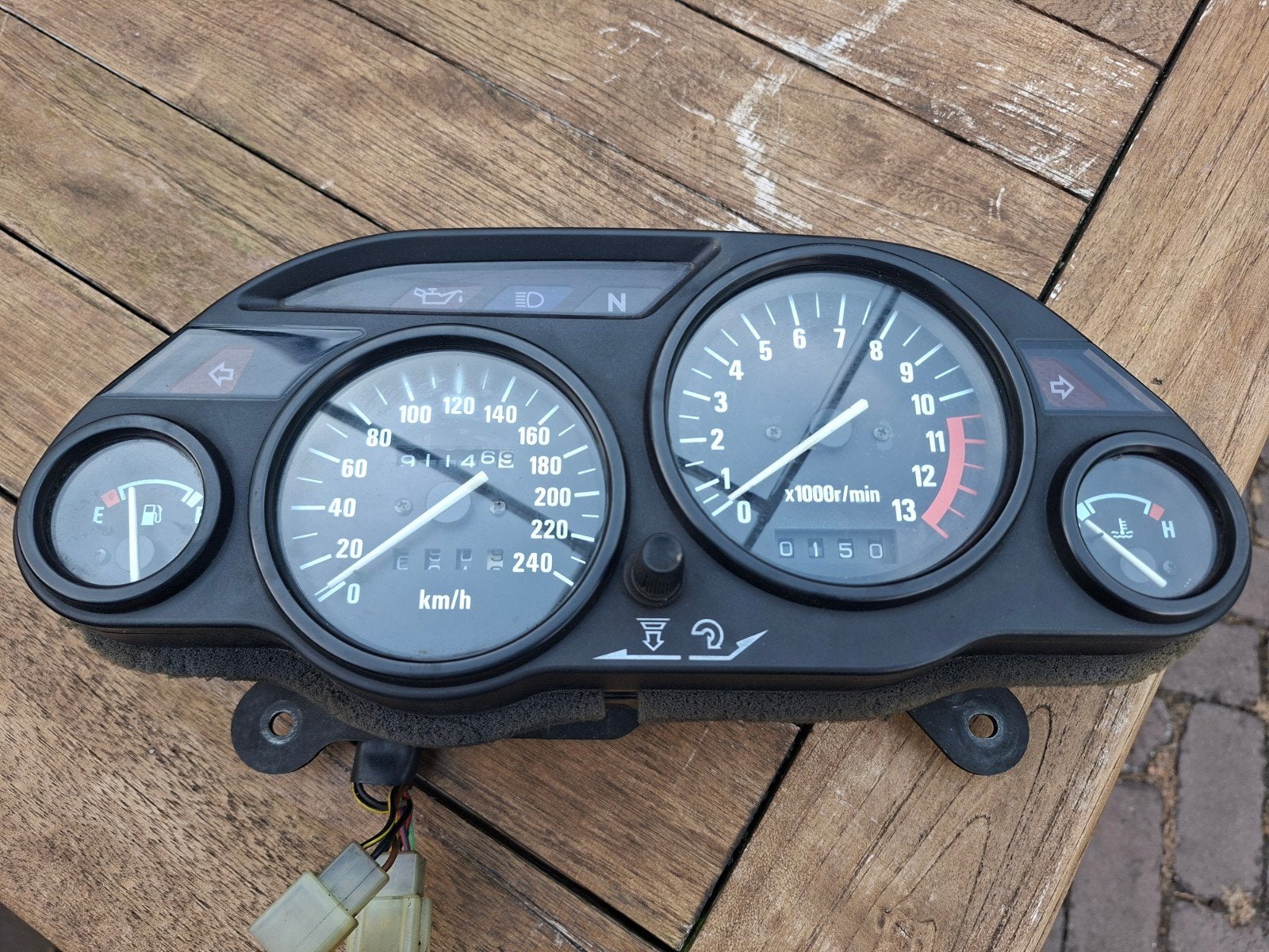 Kawasaki  GTR 1000 Klokwerk - Dashboard Motorfiets, Motoren, Ophalen, Gebruikt