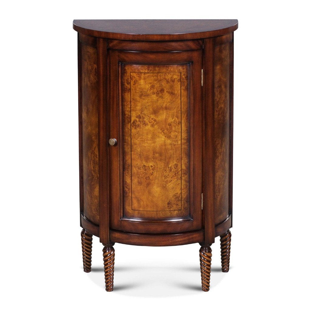 Half Round Side Cabinet Wortelhout, Product Code: 33033, Huis en Inrichting, Kasten | Televisiemeubels, Ophalen, Arkelse Onderweg 4 4206 AH, Gorinchem