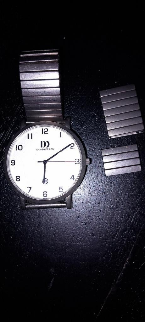 Danish Design Polshorloge - Stijlvol en Tijdloos, Sieraden, Tassen en Uiterlijk, Horloges | Heren, Staal, Gebruikt, Staal, Polshorloge