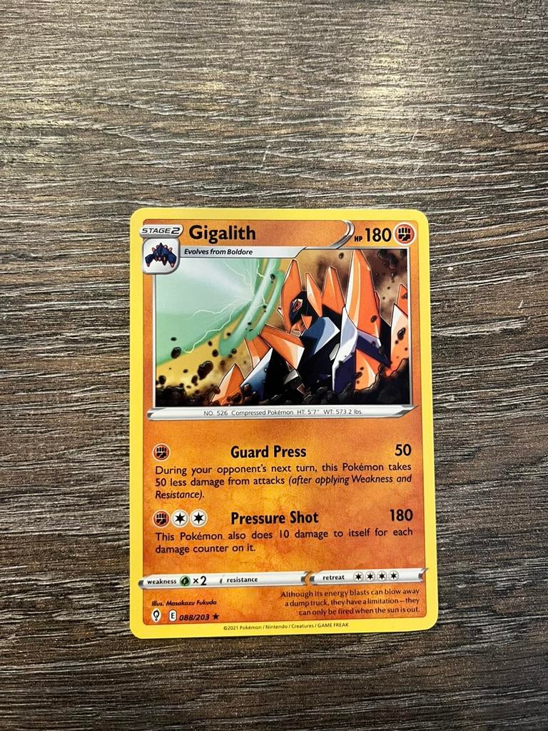 Gigalith EVS 088/203, Ophalen of Verzenden, Zo goed als nieuw