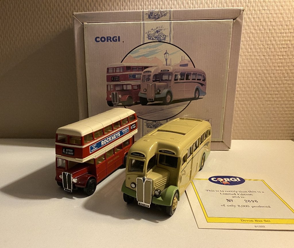 Corgi - The Devon Bus Set AEC Bus & AEC Regal, Ophalen of Verzenden, Nieuw, Bus of Vrachtwagen, Corgi