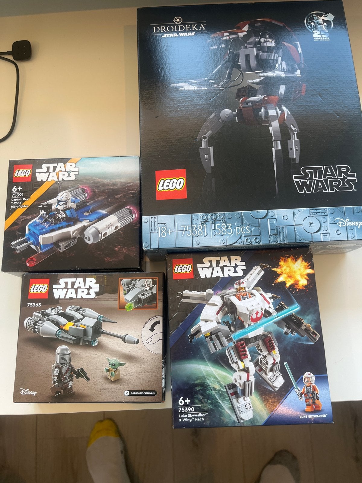 LEGO Star Wars Collectie: Droidika, Y-Wing, Mandalorian, X-W, Ophalen of Verzenden, Nieuw
