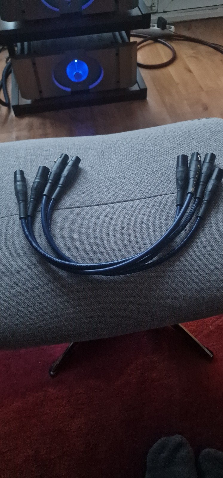 Cardas Crosslink II, XLR, 50 cm, Ophalen of Verzenden, Zo goed als nieuw, Minder dan 2 meter, Interlink-kabel
