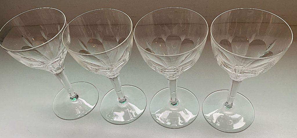 4 Kristallen Glazen, Antiek en Kunst, Ophalen