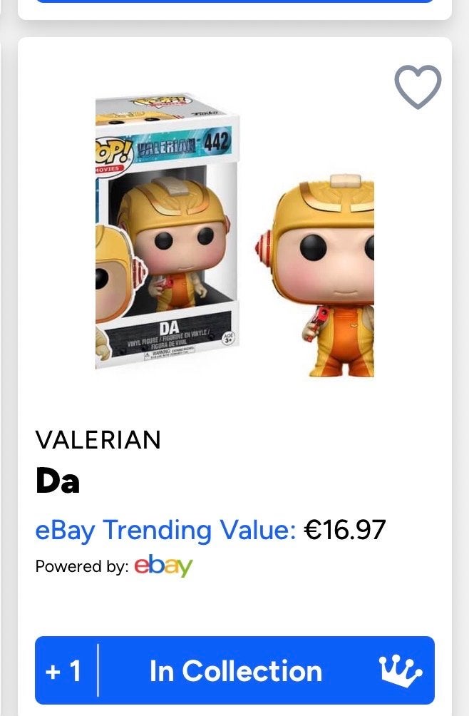 Funko Pop! Valerian #442 - Da (Movies), Ophalen of Verzenden, Zo goed als nieuw