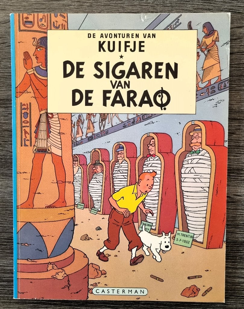 Kuifje - De sigaren van de Farao (243), Gelezen, Eén stripboek, Ophalen of Verzenden, Hergé