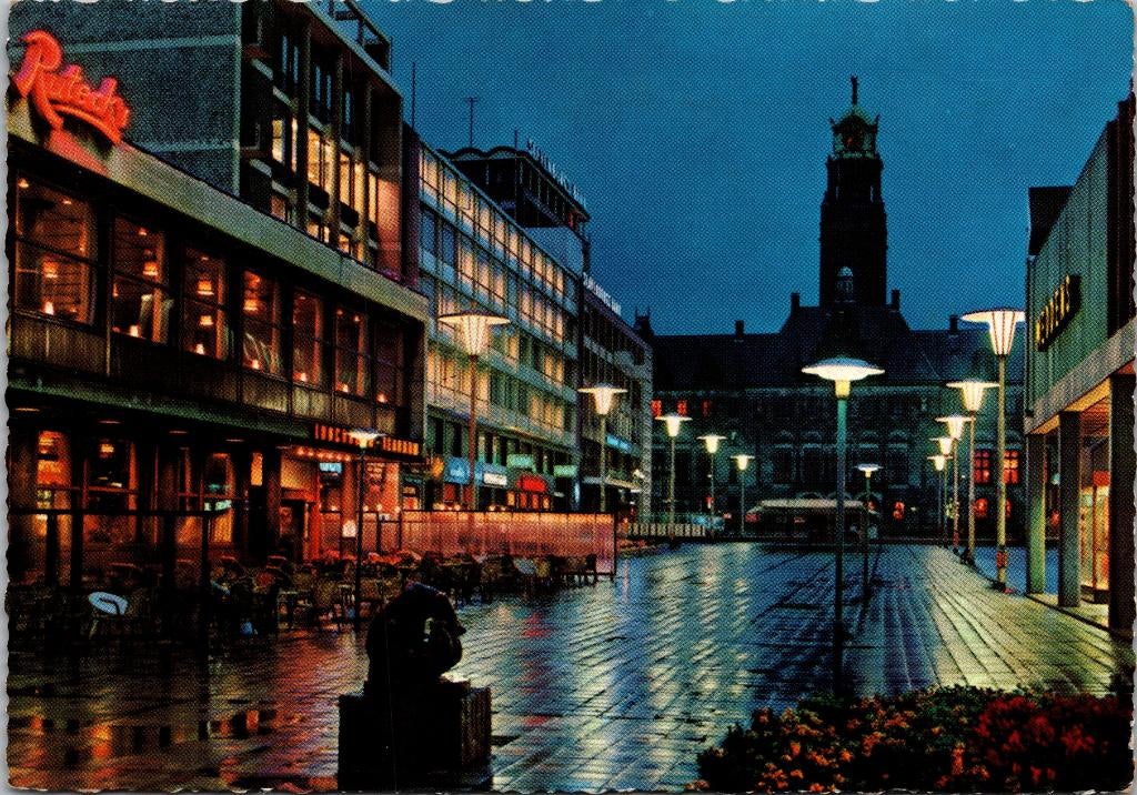 Stadhuisplein - Rotterdam, Verzenden, 1960 tot 1980, Ongelopen, Zuid-Holland