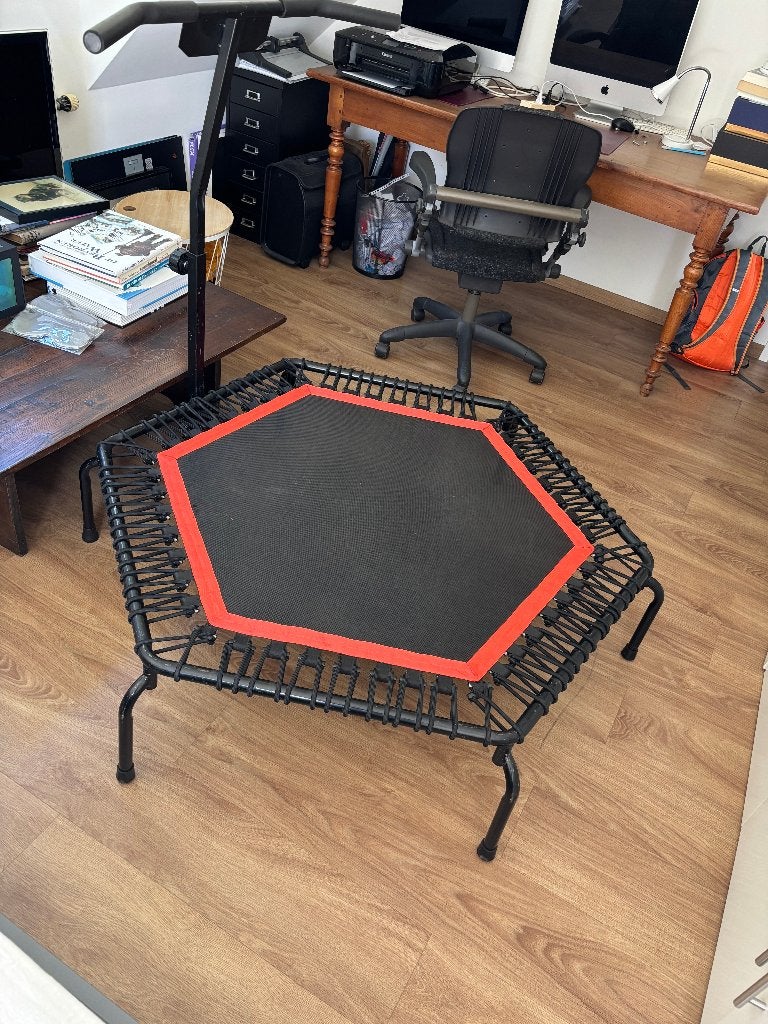 fitness trampoline zeer mooi, Sport en Fitness, Ophalen, Zo goed als nieuw, Armen, Overige typen