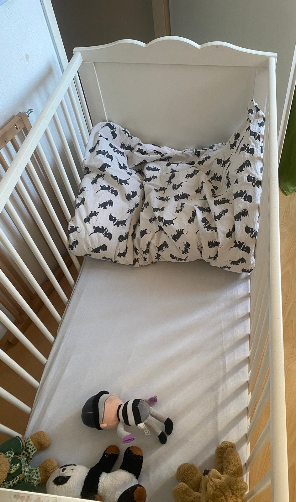 Kinderbedje, Ophalen, Gebruikt