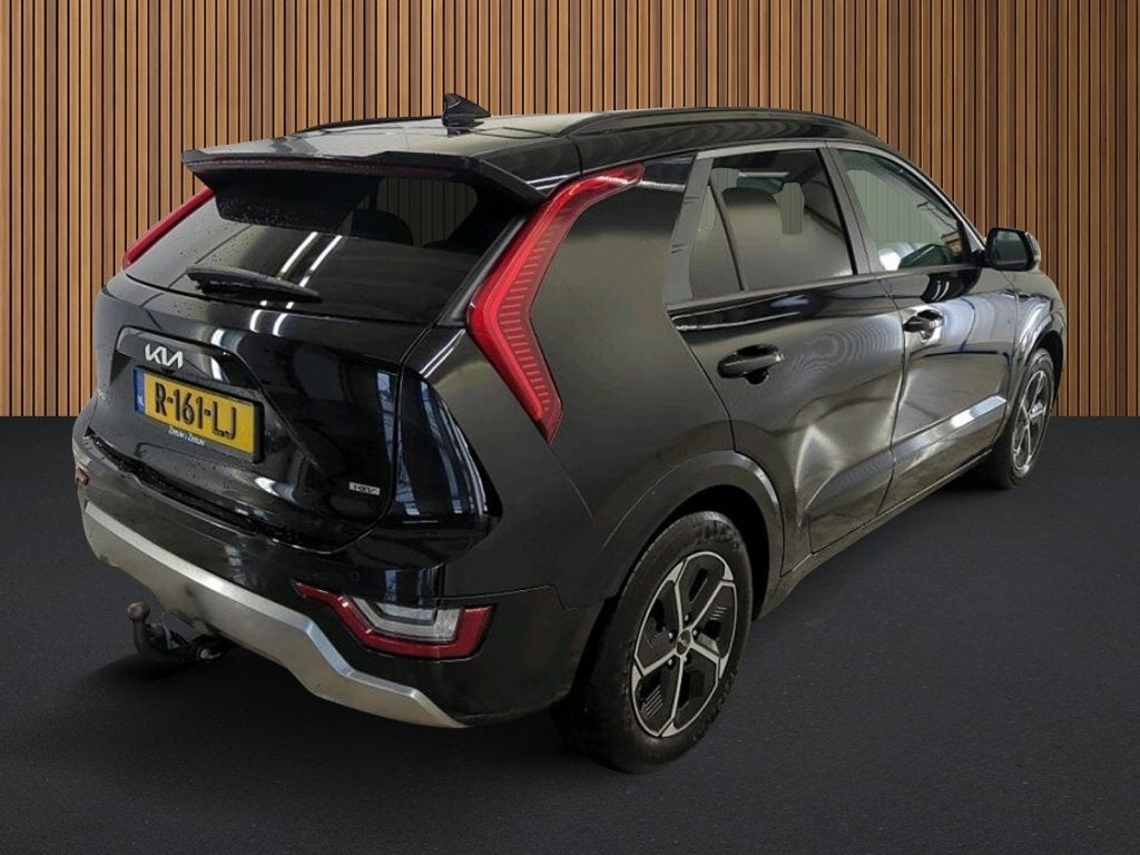 Kia Niro 1.6 GDi HEV DynamicPlusLine 1e-Eig. & Dealer-Onderh, Auto's, Gebruikt, Euro 6, Zwart, SUV of Terreinwagen
