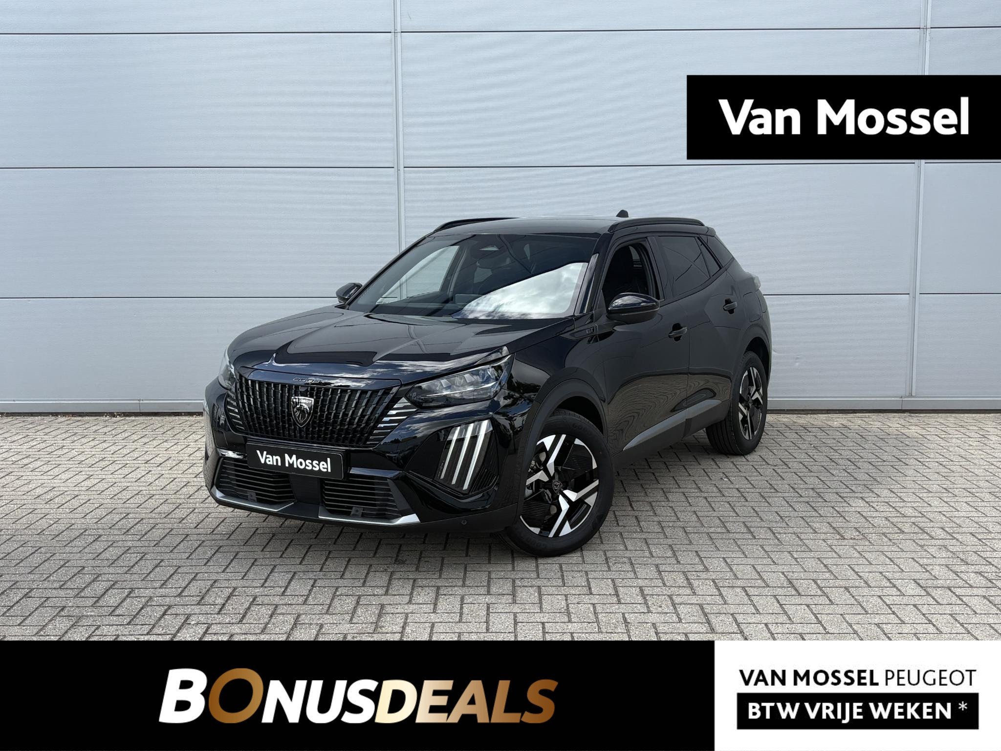 Peugeot 2008 1.2 Hybrid 145 GT | Camera | Adaptieve Cruise C, Auto's, 1272 kg, Euro 6, 1199 cc, Zwart