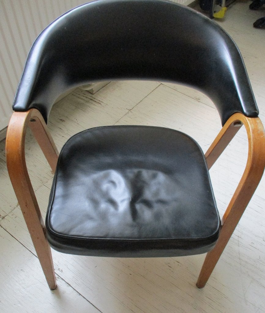 Vintage Thonet 'Model 622F' stoel, Ophalen, Gebruikt, Zwart, Vier