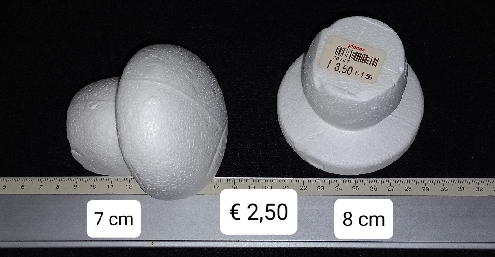 Styropor paddestoelen, Ophalen, Overige thema's, Nieuw, Overige materialen