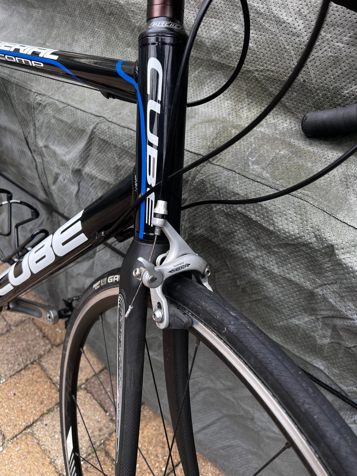 Cube Aerial Comp 58 cm – Shimano Tiagra racefiets, 28 inch, Gebruikt, Aluminium, 57 tot 61 cm
