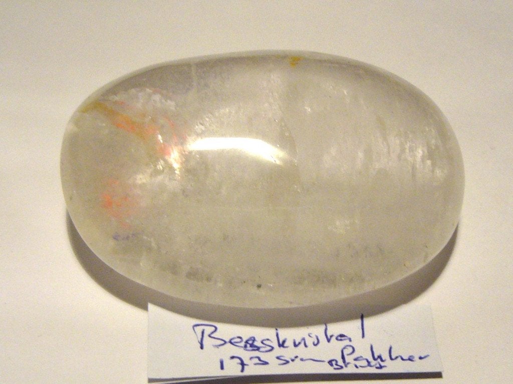 Bergkristal XXL trommelsteen Kwarts Berg kristal Quartz, Ophalen of Verzenden, Mineraal