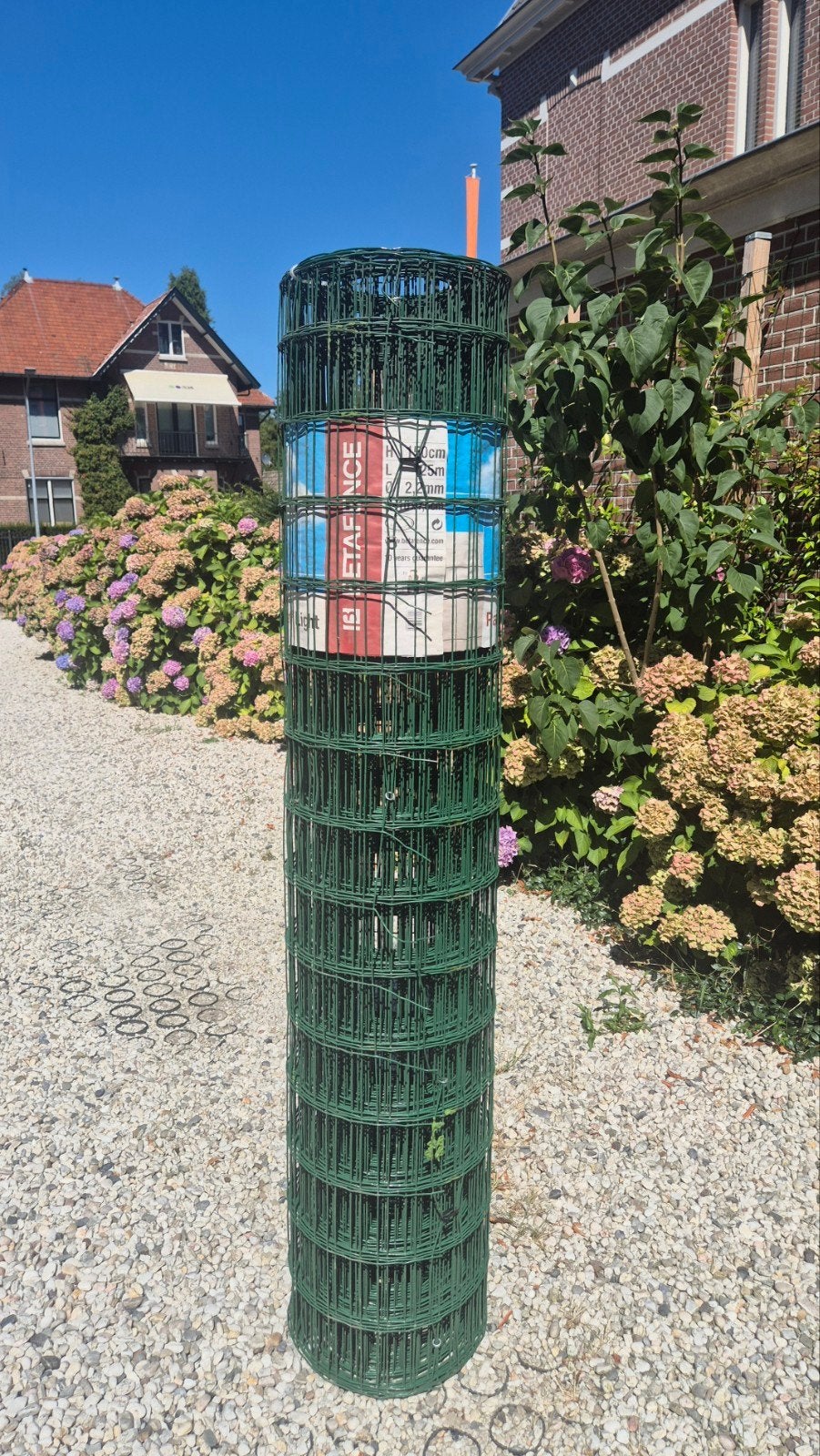 Betafence nieuw groen gaashekwerk, 150cm hoog, 25m lang, Ophalen, Nieuw, IJzer, Gaashekwerk