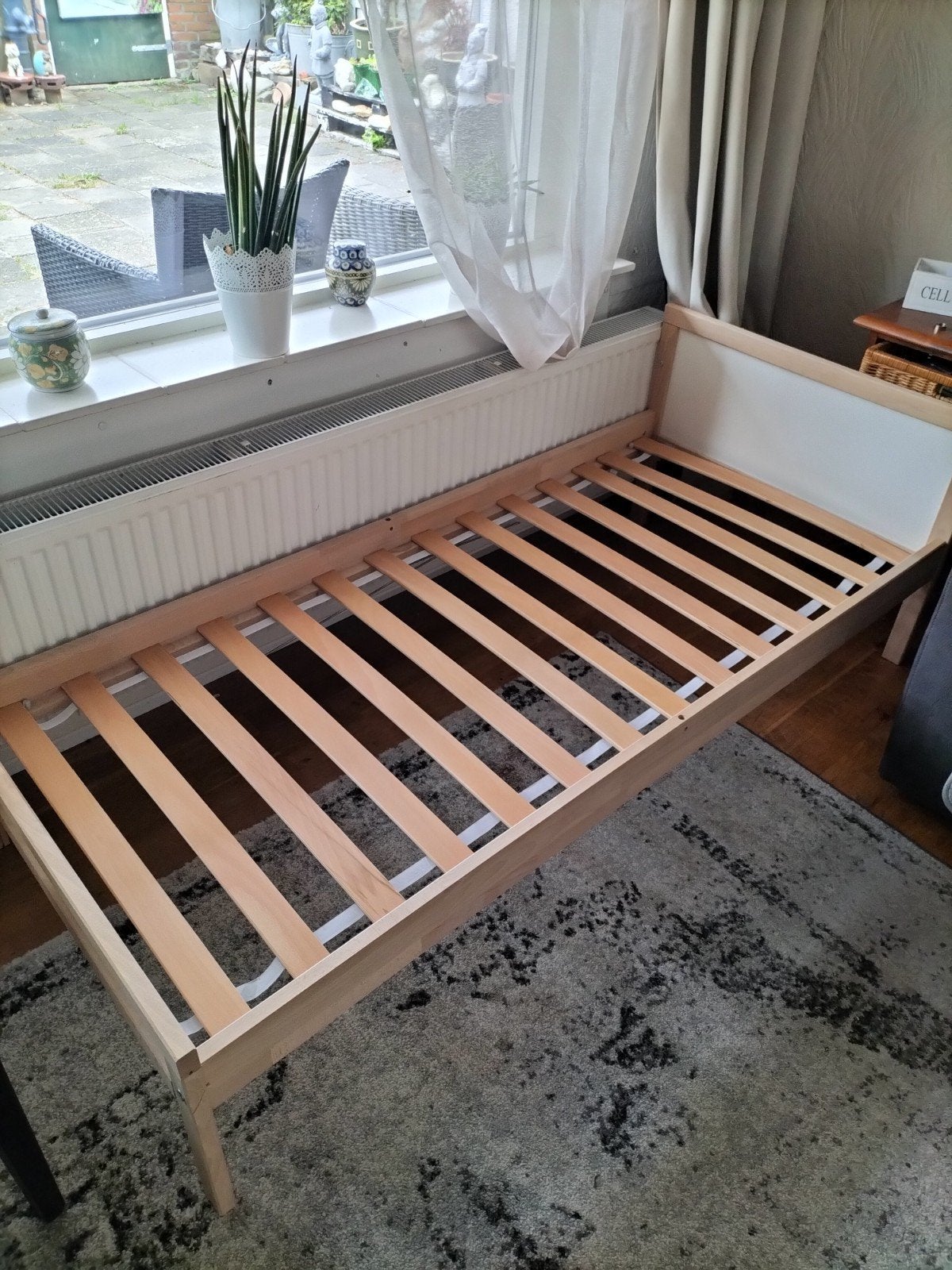 Kinderledikant Ikea, Huis en Inrichting, Slaapkamer | Bedden, Ophalen of Verzenden, Eenpersoons, Wit, Hout