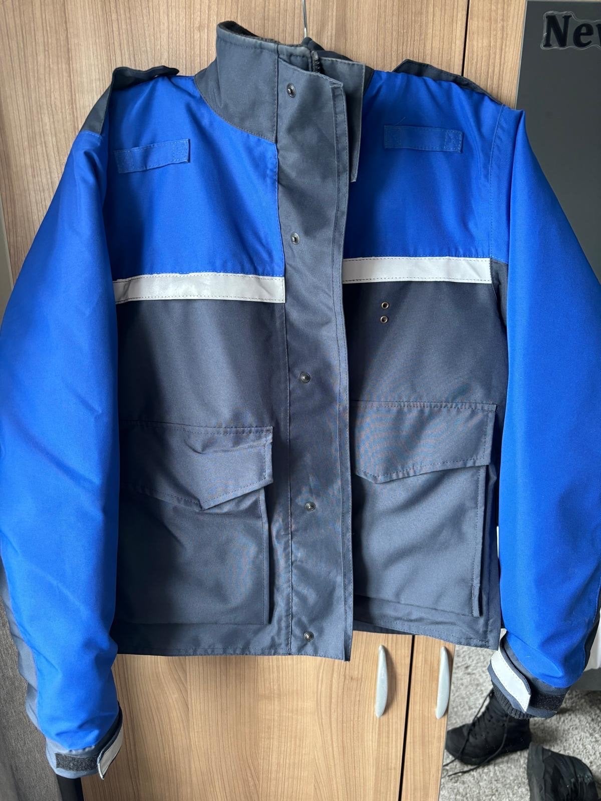 Jas met reflectie, Ophalen of Verzenden, Zo goed als nieuw, Maat 36 (S), Blauw