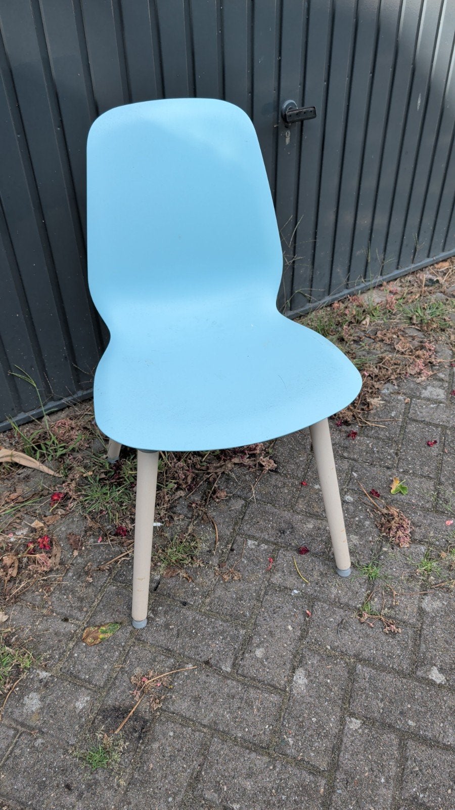 IKEA LEIFARNE Keukenstoel - Lichtblauw, Huis en Inrichting, Stoelen, Gebruikt, Modern, Scandinavisch, Blauw, Eén