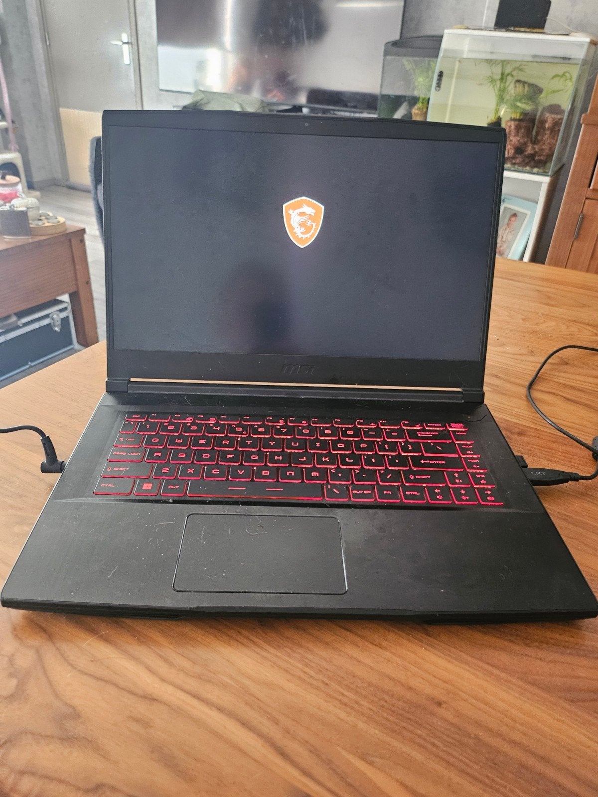 MSI Thin GF63 12VE Gaming Laptop - i7-12650H, RTX 4050, Ophalen, Gebruikt, 2 tot 3 Ghz, 512 GB