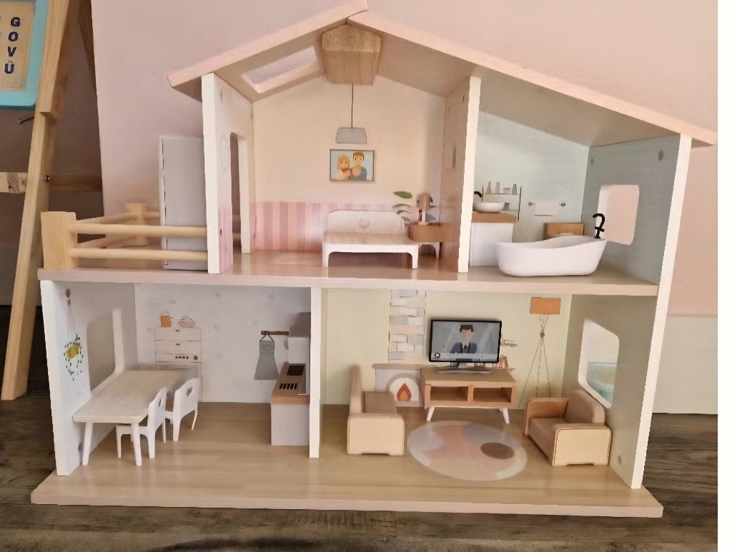 Poppenhuis, Kinderen en Baby's, Speelgoed | Poppenhuizen, Ophalen, Gebruikt, Poppenhuis