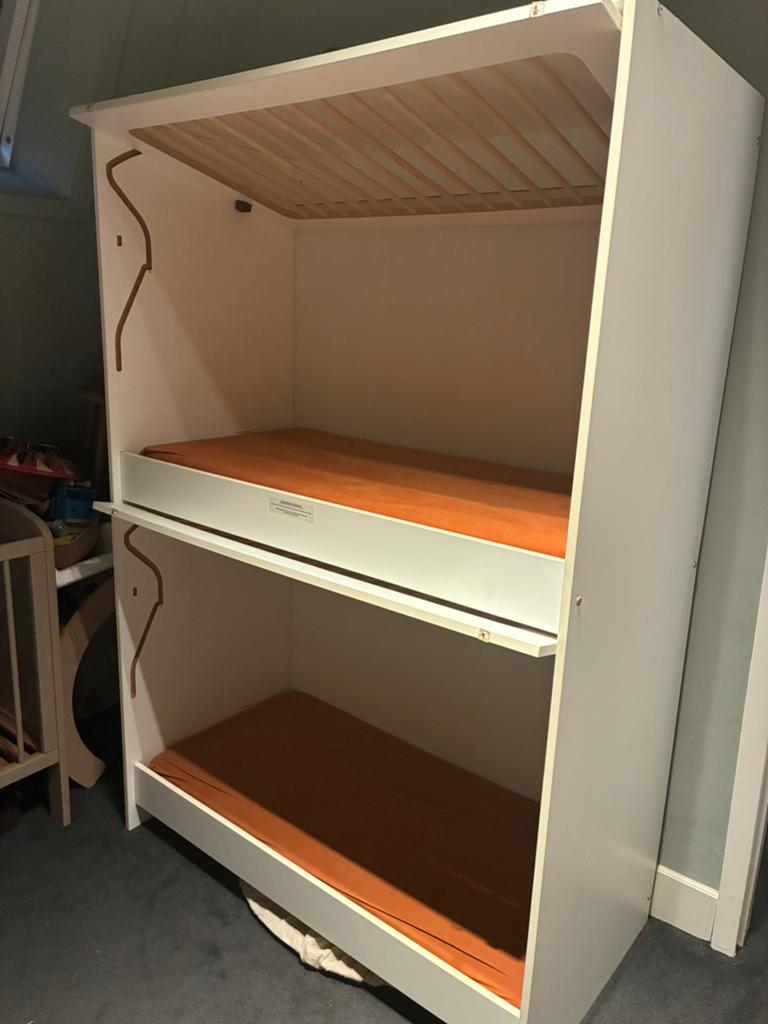 Duo kinderbed - Opknapper voor handige Harry/Harriette, Ophalen, Gebruikt, Stapelbed