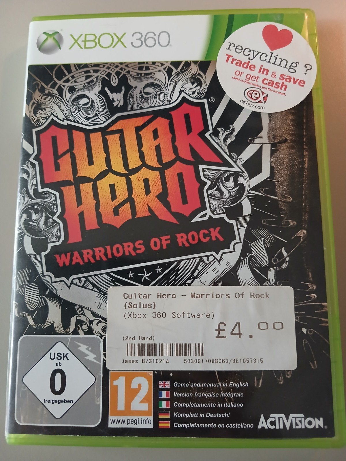 Guitar Hero Warriors of Rock Xbox 360, Ophalen, Muziek, Gebruikt, Eén computer