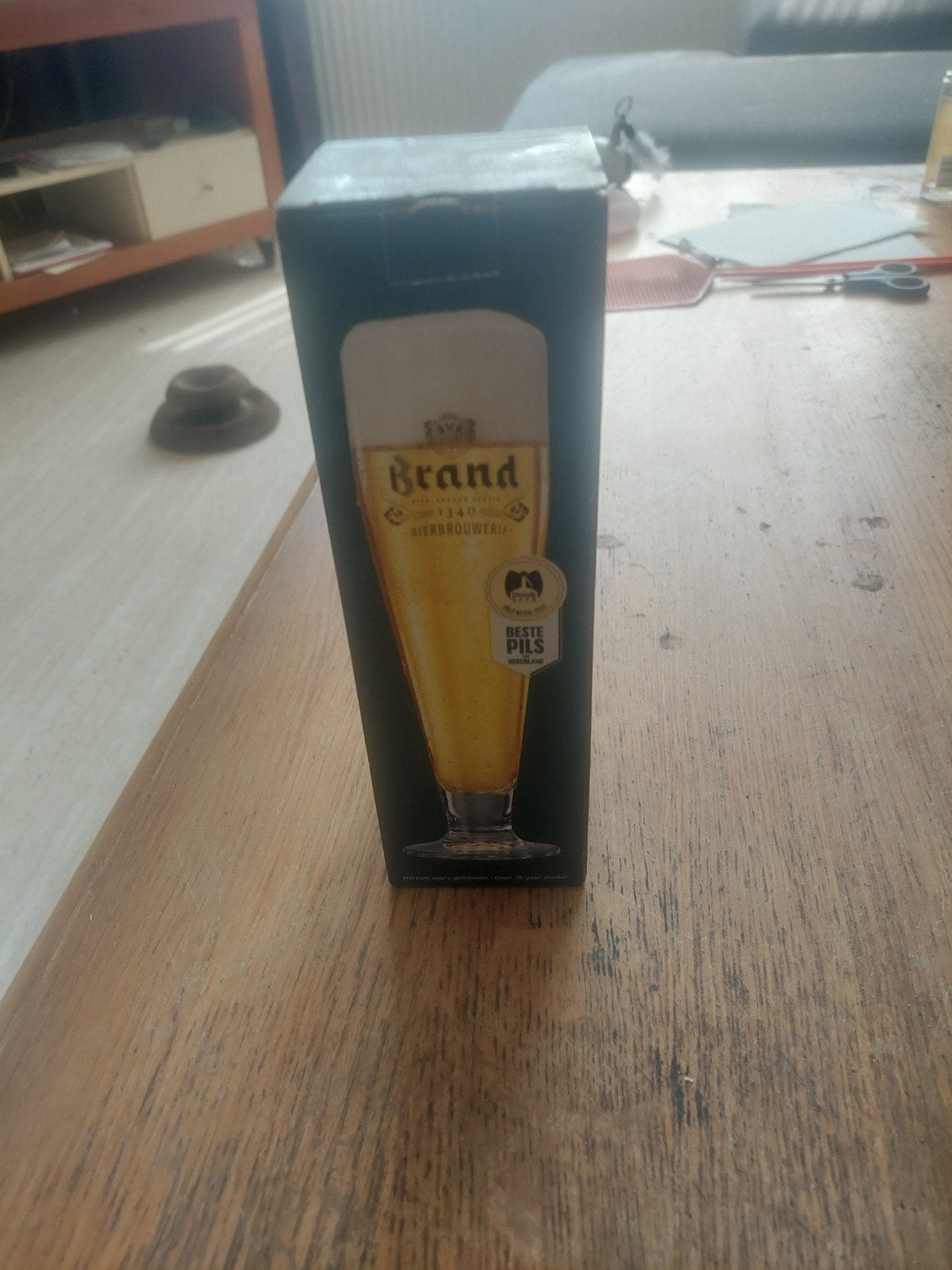 Brand Bierglas in doos - Nieuw, Ophalen of Verzenden, Nieuw, Glas of Glazen, Brand