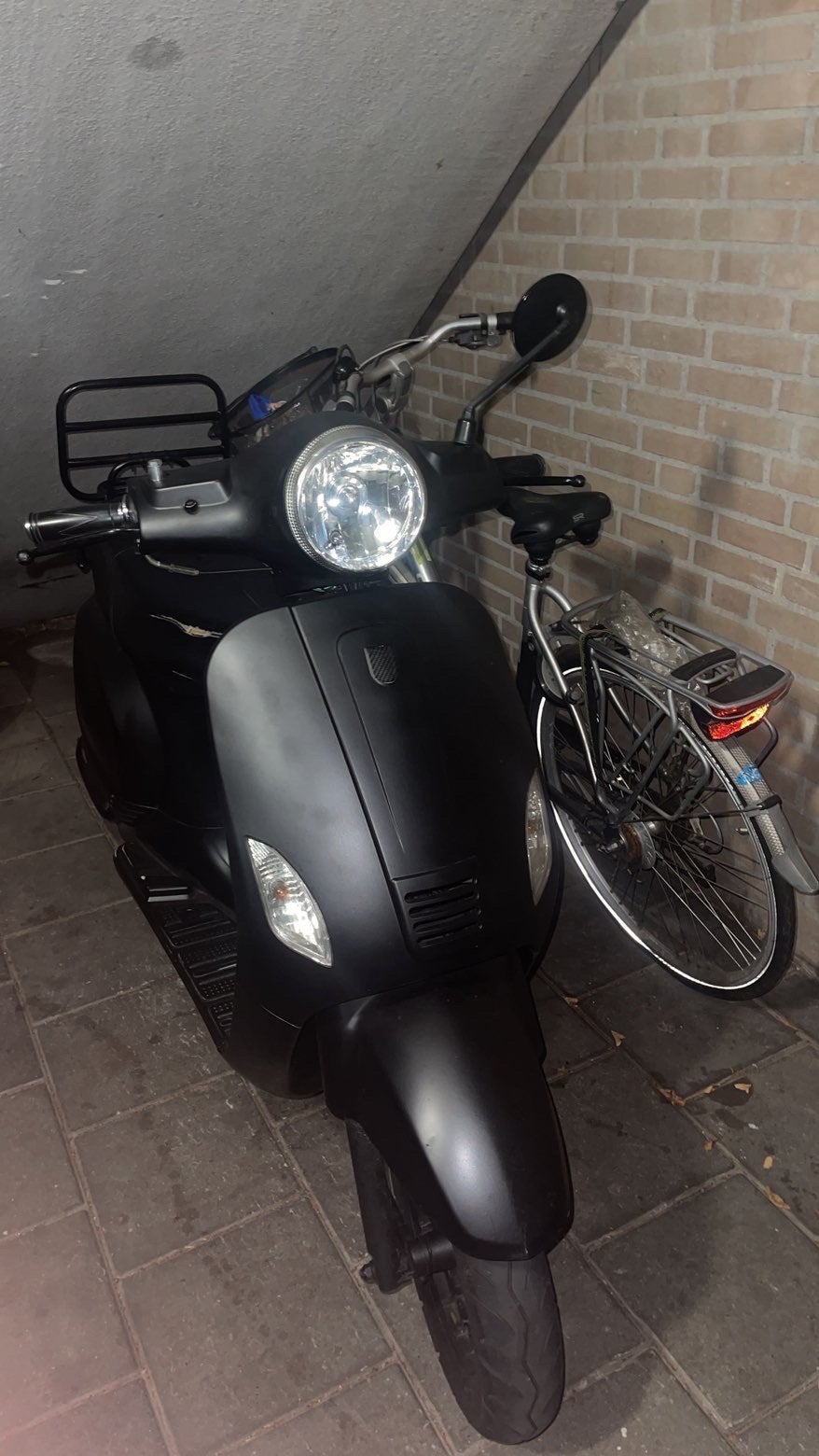 La Souris Vespelini 2018 blauw kenteken - opknapper/project, Gebruikt, Benzine, Ophalen, Overige merken