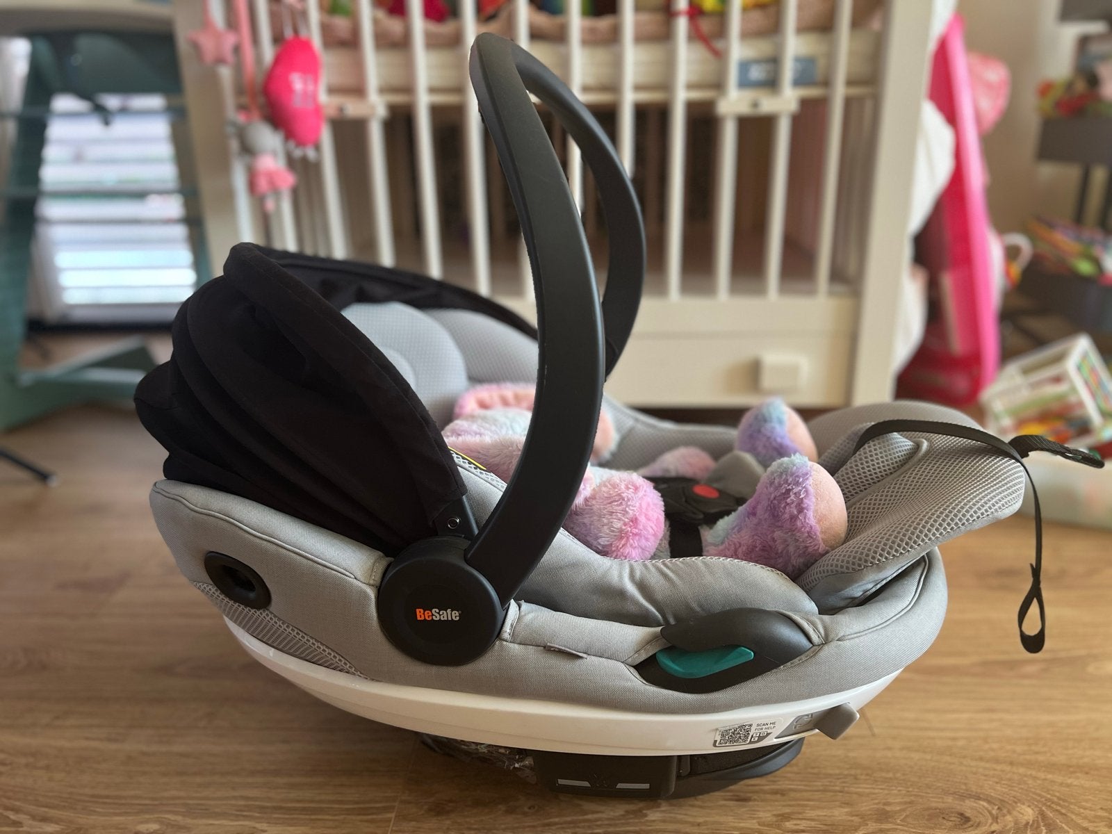BeSafe Go Beyond autostoel - 6 manden oud, Autogordel of Isofix, Zijbescherming, Zo goed als nieuw, 0 t/m 13 kg